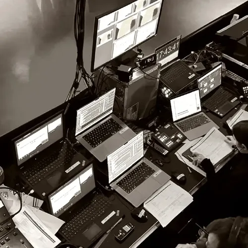 Netzwerktechnik und Notebooks für Events und Produktionen