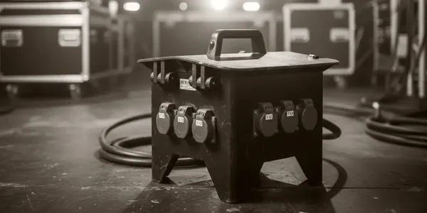 Power supply and distribution rental by The Cue Group for events